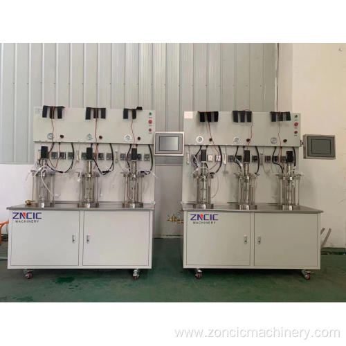 lab scale multi-parallel mechanical stirred glass biorector fermenter system